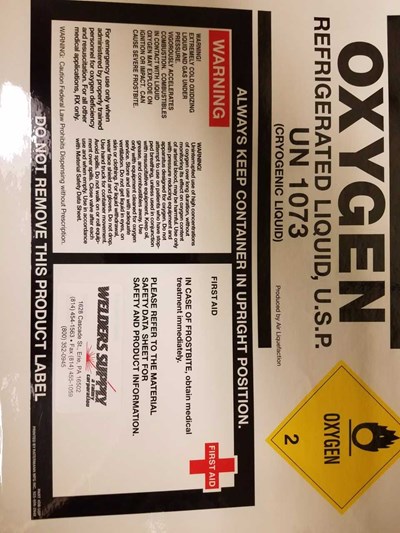 Oxygen Refrigerated Liquid (Oxygen Refrigerated Liquid)